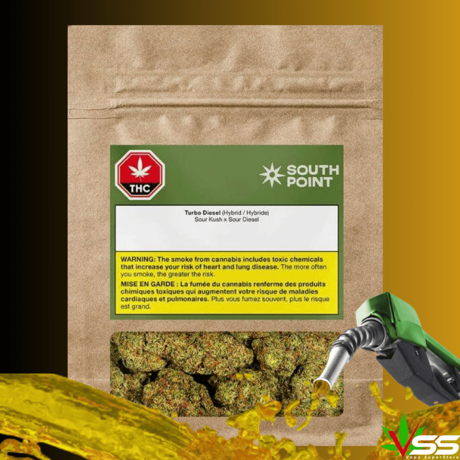 South Point Turbo Diesel Hybrid Flower-3.5g Brandon Vape SuperStore and Cannabis Manitoba Canada