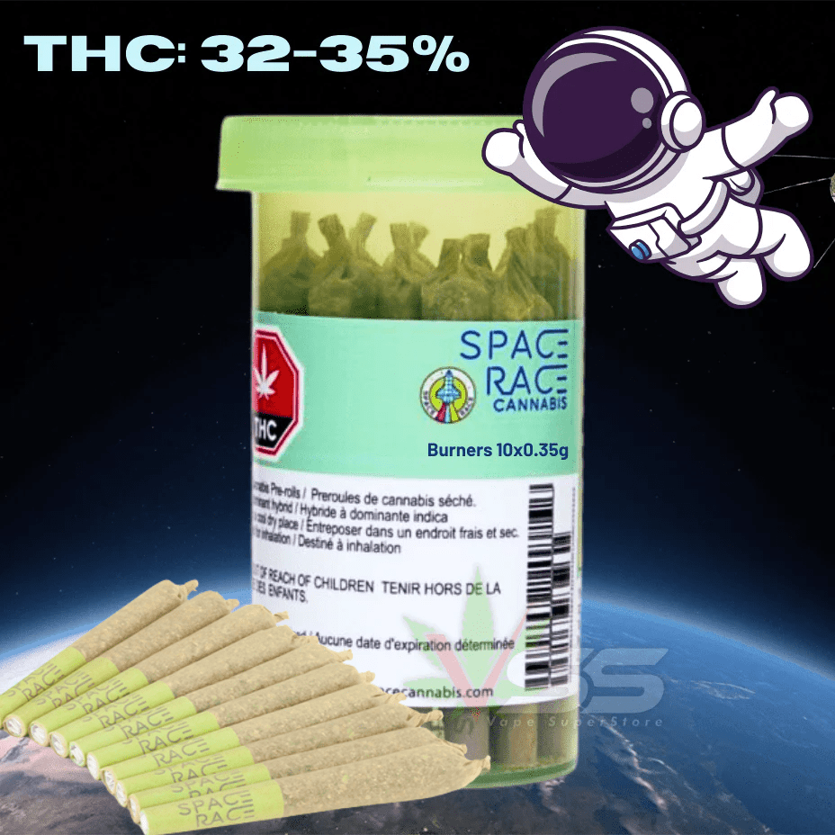 Space Race Burners Sativa Pre-Rolls - 10x0.35g Brandon Vape SuperStore and Cannabis Manitoba Canada