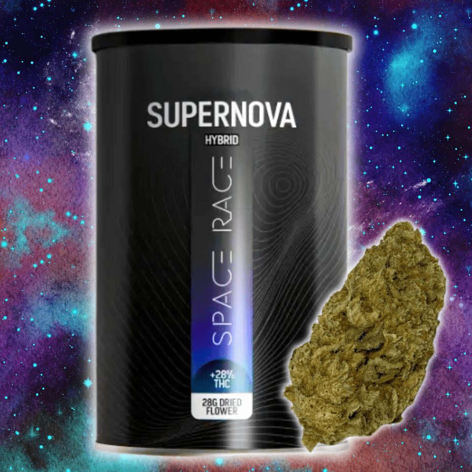 Space Race SuperNova Hybrid Flower-28g 28g Brandon Vape SuperStore and Cannabis Manitoba Canada