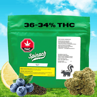 Spinach Blue Thai Sativa Flower - 28g Brandon Vape SuperStore and Cannabis Manitoba Canada
