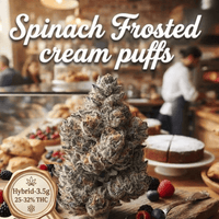 Spinach Frosted Cream Puffs Hybrid Flower - 3.5g Brandon Vape SuperStore and Cannabis Manitoba Canada