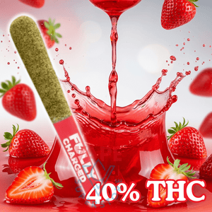 Spinach Fully Charged Strawberry Slurricane Infused Pre-Rolls - 5x0.5g Brandon Vape SuperStore and Cannabis Manitoba Canada