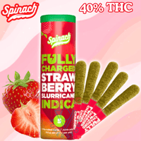 Spinach Fully Charged Strawberry Slurricane Infused Pre-Rolls - 5x0.5g Brandon Vape SuperStore and Cannabis Manitoba Canada