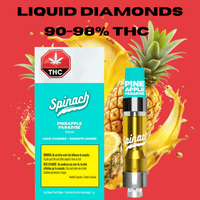 Spinach Pineapple Paradise Liquid Diamond Cart-1g Brandon Vape SuperStore and Cannabis Manitoba Canada