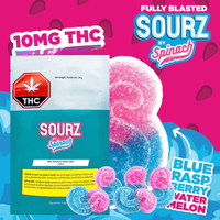Spinach Sourz Fully Blasted Blue Razz Watermelon 5x2mg 5x2.5mg Brandon Vape SuperStore and Cannabis Manitoba Canada