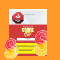 Spinach Sourz Strawberry Mango Sativa Gummies-5x5 Brandon Vape SuperStore and Cannabis Manitoba Canada