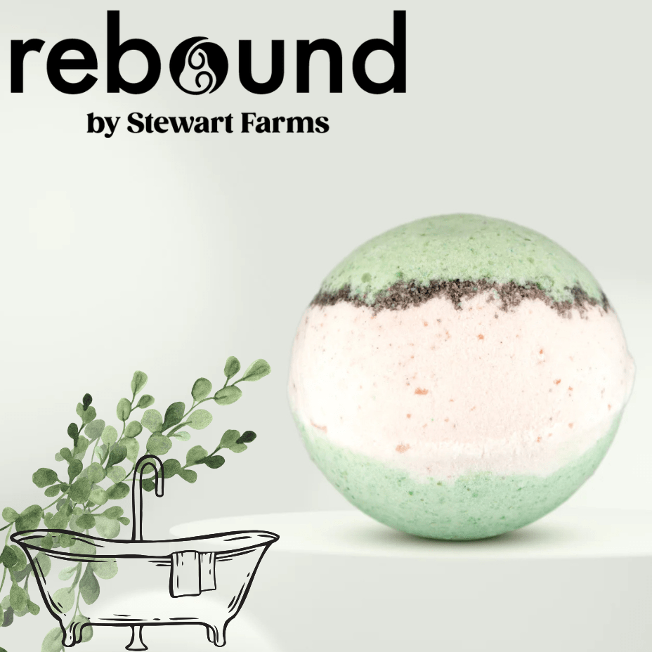 Stewart Farms Evergreen Forest CBD Bath Bomb - 130g 130g Brandon Vape SuperStore and Cannabis Manitoba Canada