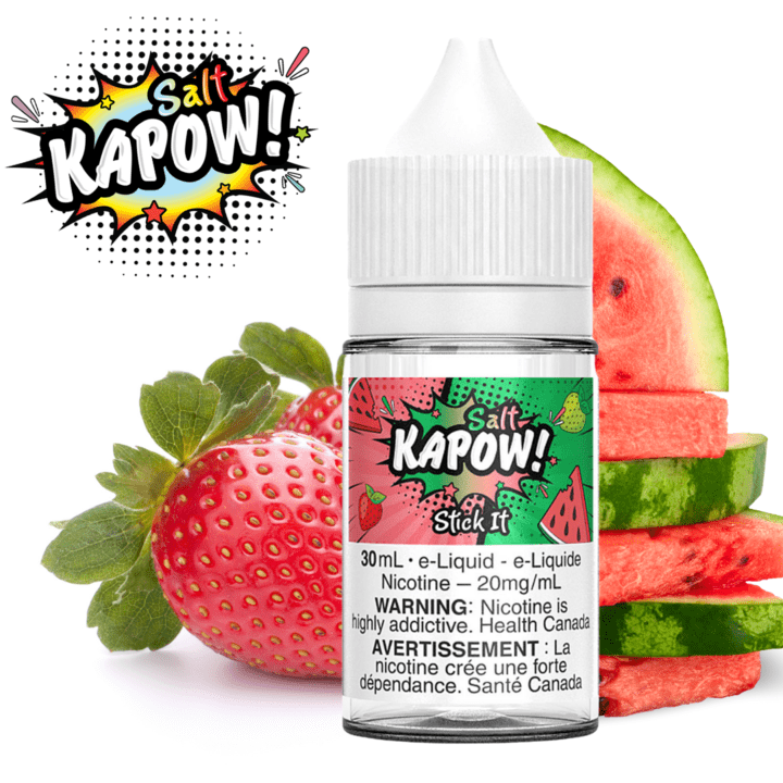 Stick It Salt by Kapow E-Liquid 12mg Brandon Vape SuperStore and Cannabis Manitoba Canada