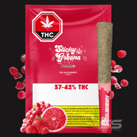 Sticky Greens Red Razzleberry Liquid Diamond Pre-Rolls-5x0.5g Brandon Vape SuperStore and Cannabis Manitoba Canada