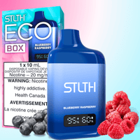 STLTH Eco Box Disposable Vape - Blueberry Raspberry 10mL / 20mg Brandon Vape SuperStore and Cannabis Manitoba Canada