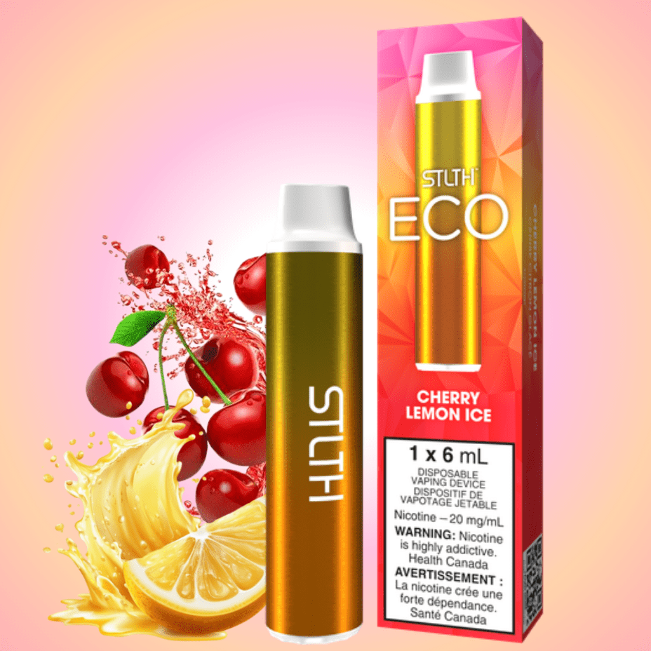 STLTH Eco Disposable Vape - Cherry Lemon Ice 6mL / 20mg Brandon Vape SuperStore and Cannabis Manitoba Canada