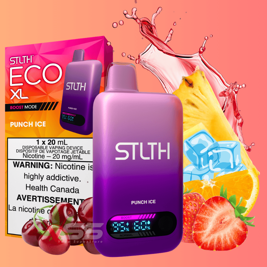 STLTH Eco XL Disposable Vape - Punch Ice Brandon Vape SuperStore and Cannabis Manitoba Canada