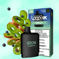 STLTH Loop 9k Pod-Blueberry Kiwi 17ml / 9000 Puffs Brandon Vape SuperStore and Cannabis Manitoba Canada