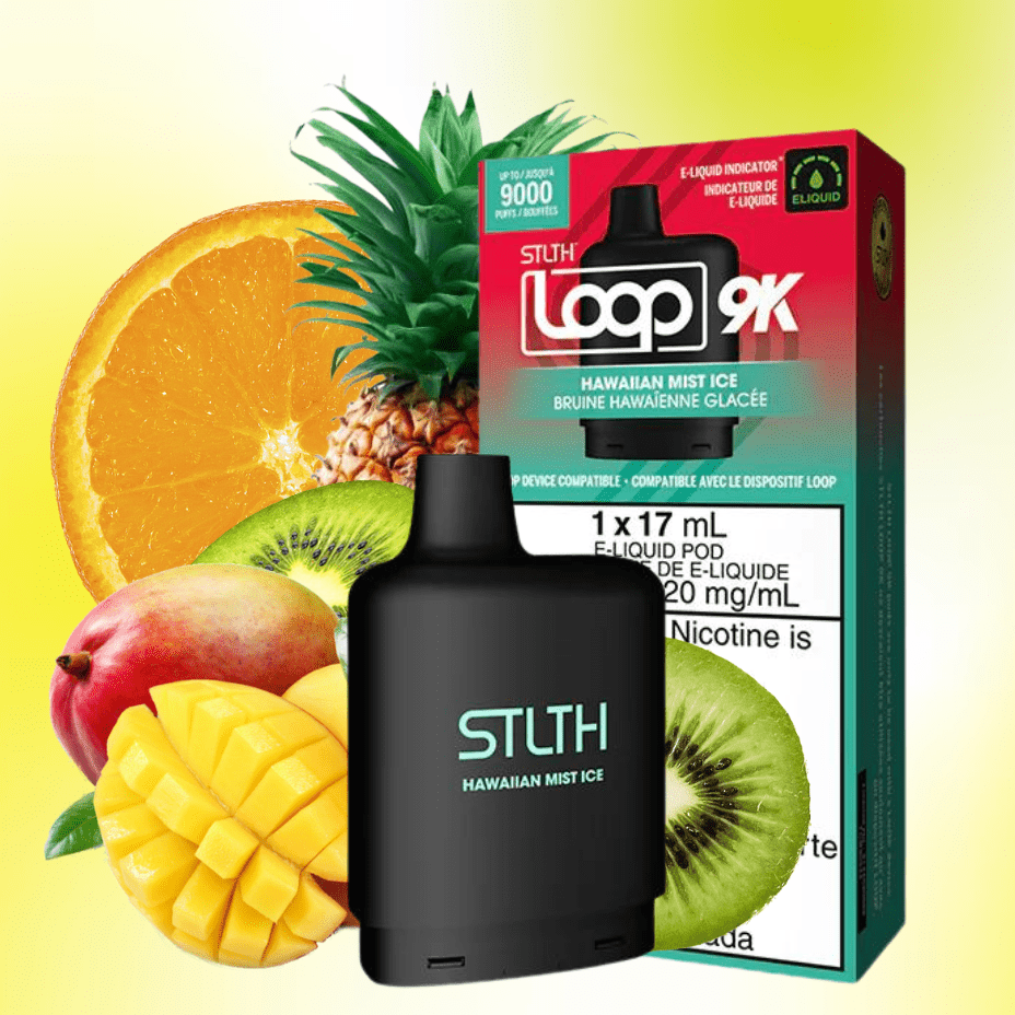 STLTH Loop 9k Pod-Hawaiian Mist Ice 17ml / 9000 Puffs Brandon Vape SuperStore and Cannabis Manitoba Canada