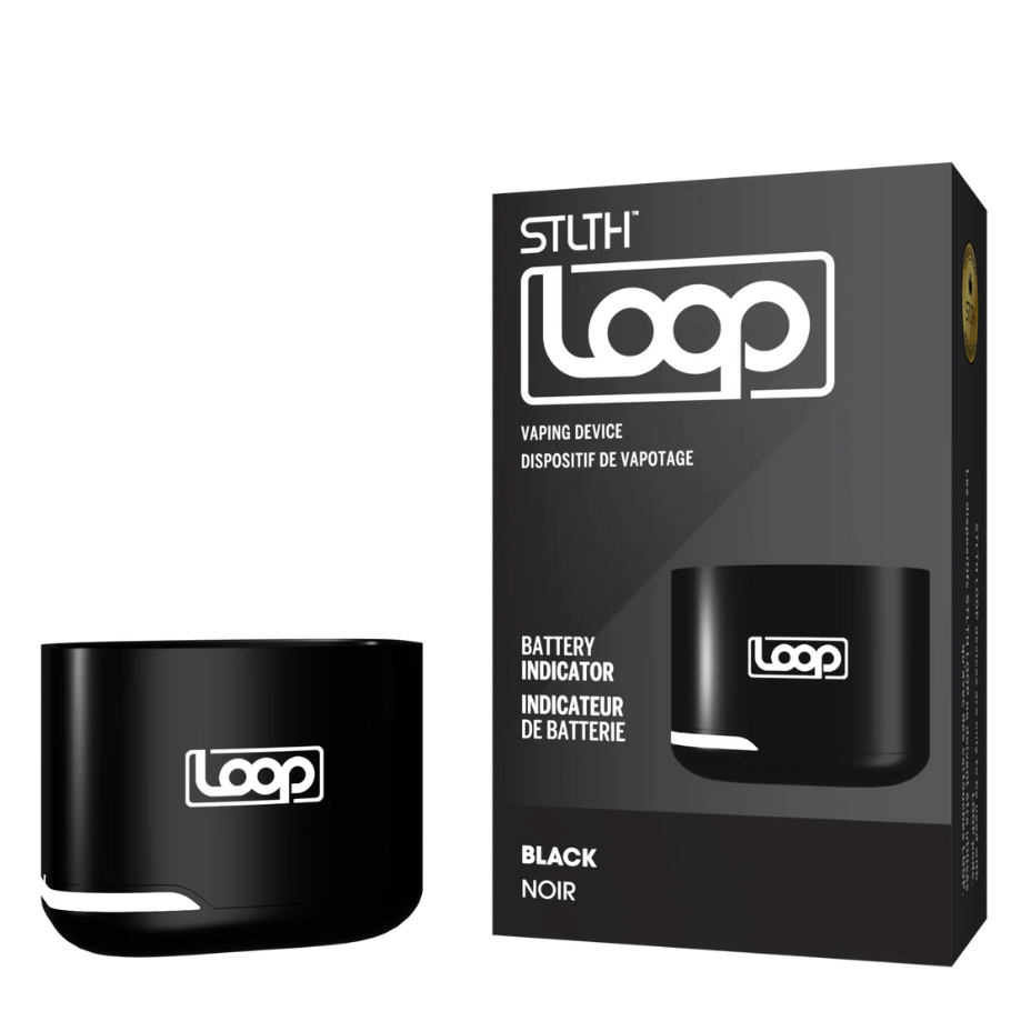 STLTH Loop Battery 600mAh / Black Brandon Vape SuperStore and Cannabis Manitoba Canada