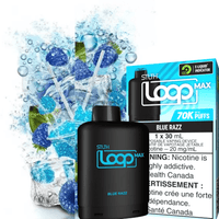 STLTH Loop Max 70k Pod - Blue Raspberry Brandon Vape SuperStore and Cannabis Manitoba Canada