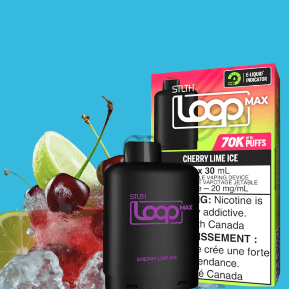 STLTH Loop Max 70k Pod - Cherry Lime Brandon Vape SuperStore and Cannabis Manitoba Canada