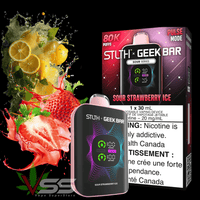 STLTH x Geek Bar 80K Disposable Vape-Sour Strawberry Ice Brandon Vape SuperStore and Cannabis Manitoba Canada