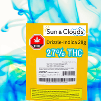 Sun & Clouds Drizzle Indica Flower-28g Brandon Vape SuperStore and Cannabis Manitoba Canada