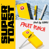 Super Toast Fruit Punch Slims 10x0.5g 10x0.5g Brandon Vape SuperStore and Cannabis Manitoba Canada