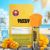 Super Toast Mango Ice Liquid Diamonds Indica Cart - 1g Brandon Vape SuperStore and Cannabis Manitoba Canada