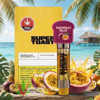 Super Toast Passionfruit Salute Sativa Liquid Diamonds Cartridge - 1g Brandon Vape SuperStore and Cannabis Manitoba Canada