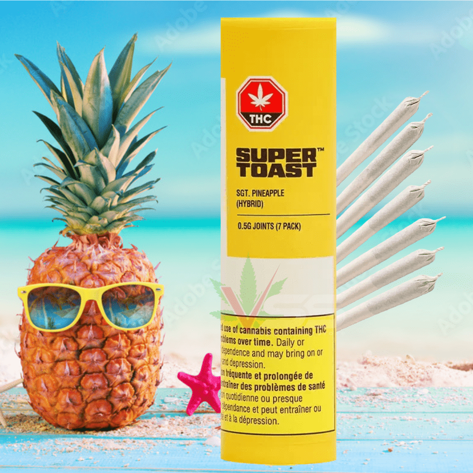 Super Toast SGT Pineapple Hoagies Pre-Rolls-7x0.5g Brandon Vape SuperStore and Cannabis Manitoba Canada