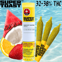 Super Toast Shark Bite Toasters Indica Infused Pre-Rolls - 3x0.5g Brandon Vape SuperStore and Cannabis Manitoba Canada
