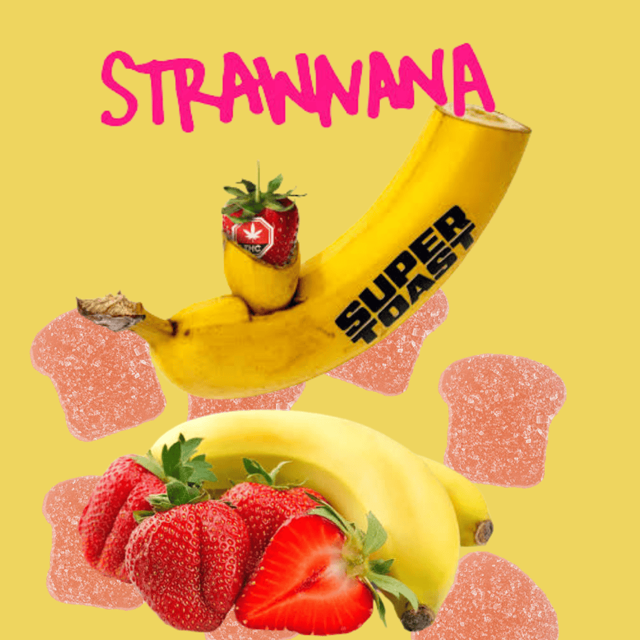 Super Toast Strawnana Diamond Bites-10x3g Brandon Vape SuperStore and Cannabis Manitoba Canada