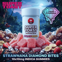 Super Toast Strawnana Diamond Bites-10x3g Brandon Vape SuperStore and Cannabis Manitoba Canada