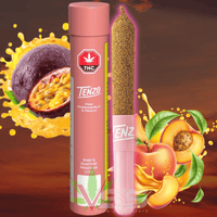 Tenzo Pink Passionfruit & Peach Ceramic Tip Infused Hybrid Pre-Roll - 1x0.5G Brandon Vape SuperStore and Cannabis Manitoba Canada