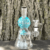 Titan Glass Nebula Percolator Dab Rig 7" Brandon Vape SuperStore and Cannabis Manitoba Canada