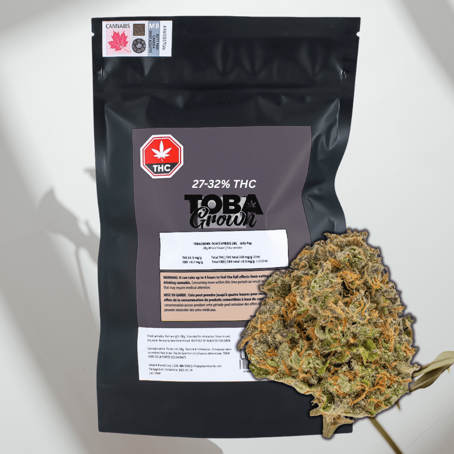 Toba Grown Indica Ounce Flower - 28g Brandon Vape SuperStore and Cannabis Manitoba Canada