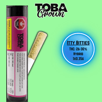Toba Grown Itty Bitties Hybrid Pre-Roll-1x0.35g Brandon Vape SuperStore and Cannabis Manitoba Canada