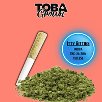 Toba Grown Itty Bitties Indica Pre-Roll-1x0.35g Brandon Vape SuperStore and Cannabis Manitoba Canada