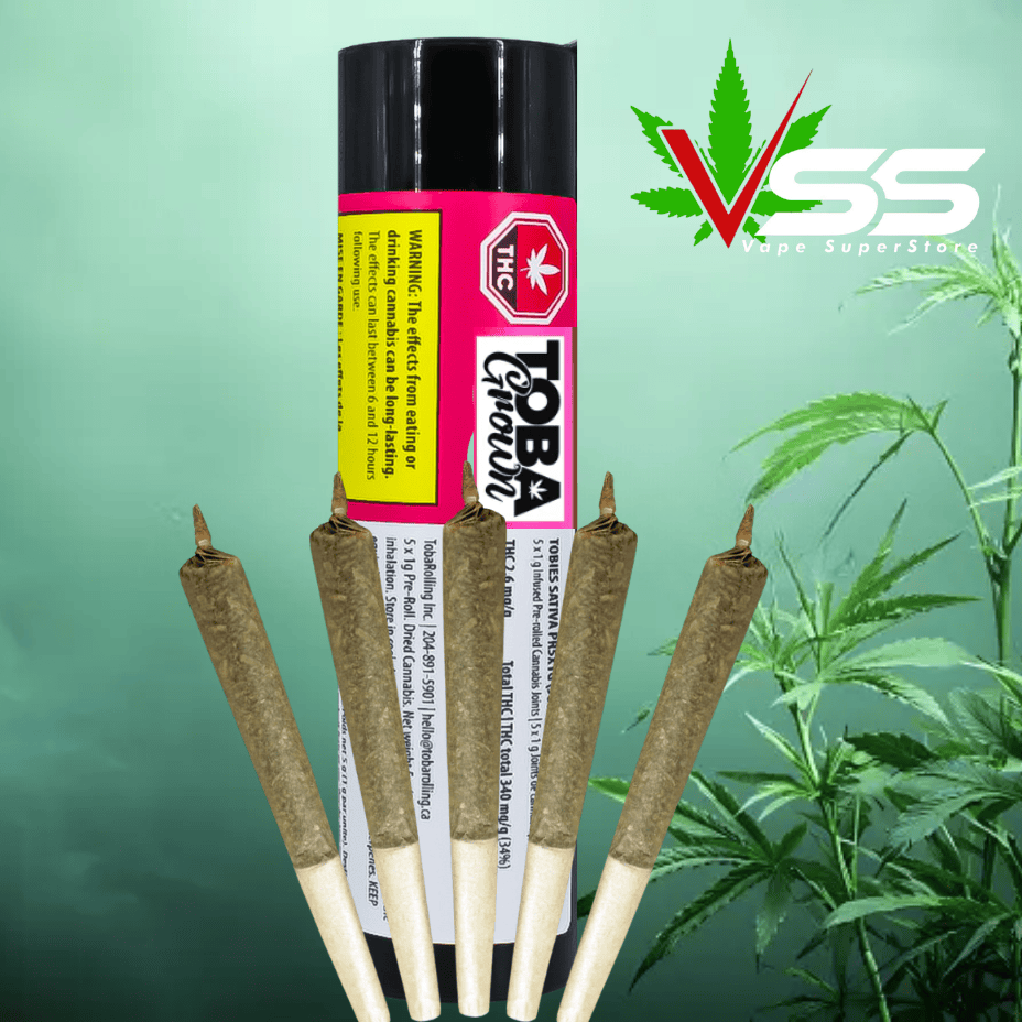TobaGrown Tobablunts Sativa Blunts-5x1g Brandon Vape SuperStore and Cannabis Manitoba Canada