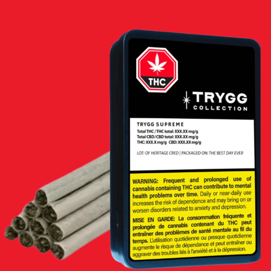 Trygg Supreme Hybrid Pre-Rolls-10x0.4g Brandon Vape SuperStore and Cannabis Manitoba Canada