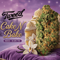 Tweed Cake N Bake Indica Flower - 28g Brandon Vape SuperStore and Cannabis Manitoba Canada