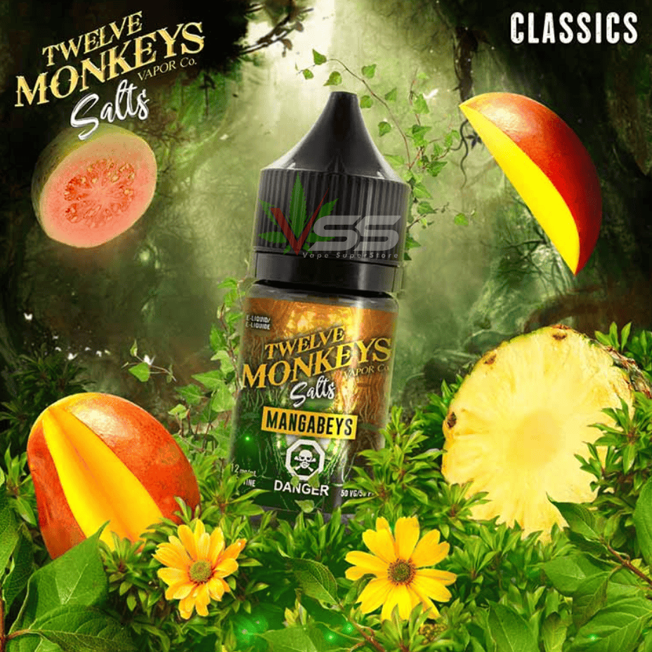 Twelve Monkeys Salt 30ml - Mangabeys Brandon Vape SuperStore and Cannabis Manitoba Canada