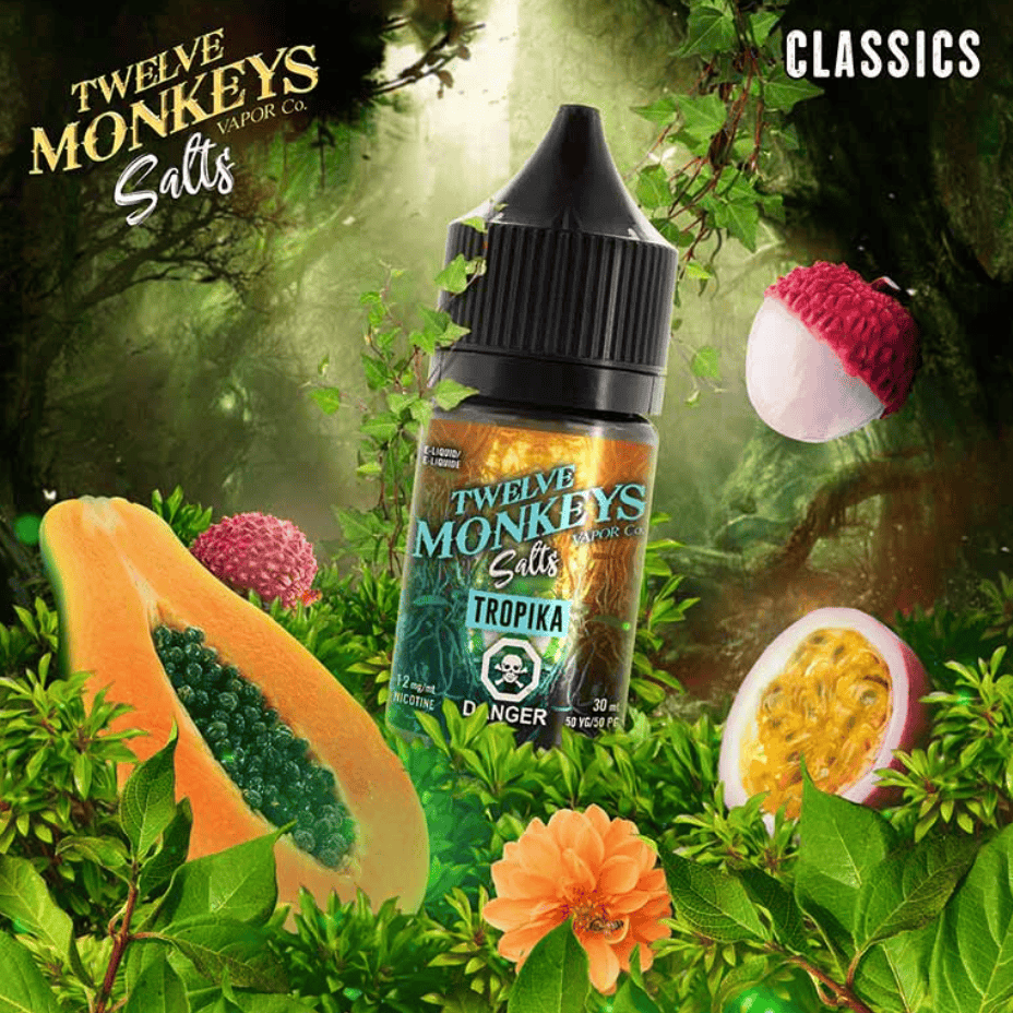 Twelve Monkeys Salt 30ml - Tropika Brandon Vape SuperStore and Cannabis Manitoba Canada