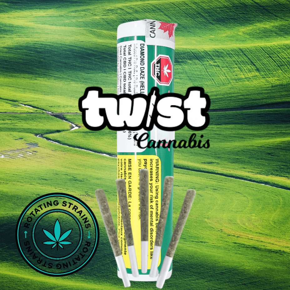 Twist Solo Hybrid Pre-Rolls-5x0.5g Brandon Vape SuperStore and Cannabis Manitoba Canada