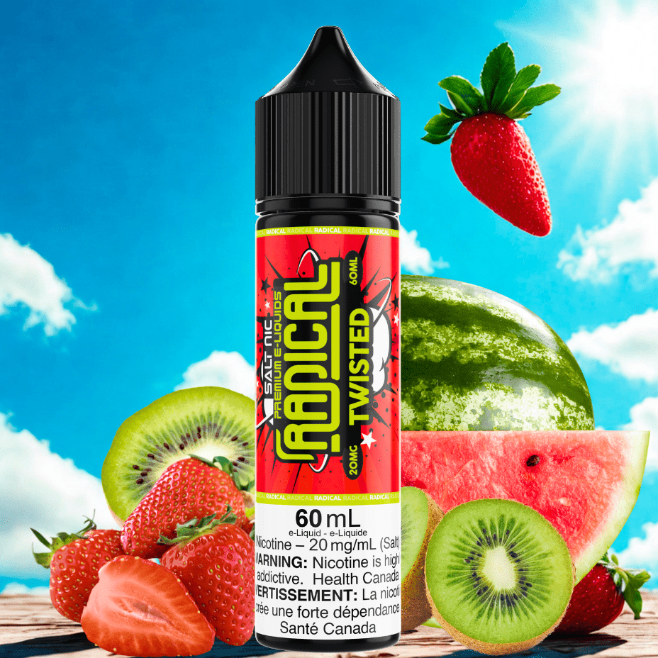 Twisted Salt by Radical E-Liquid-60mL Brandon Vape SuperStore and Cannabis Manitoba Canada