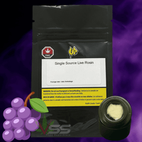 Unlicensed Producer Grape Gas Hybrid Live Rosin - 1g Brandon Vape SuperStore and Cannabis Manitoba Canada