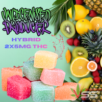 Unlicensed Producer Single Source Live Rosin Fruit Hybrid Gummies - 2x5mg Brandon Vape SuperStore and Cannabis Manitoba Canada