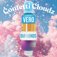 Vero Confetti Cloudz Liquid Diamond Posteless Cart-1g Brandon Vape SuperStore and Cannabis Manitoba Canada