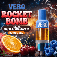 VERO Rocket Bomb Liquid Diamonds Indica 510 Cart - 1g Brandon Vape SuperStore and Cannabis Manitoba Canada