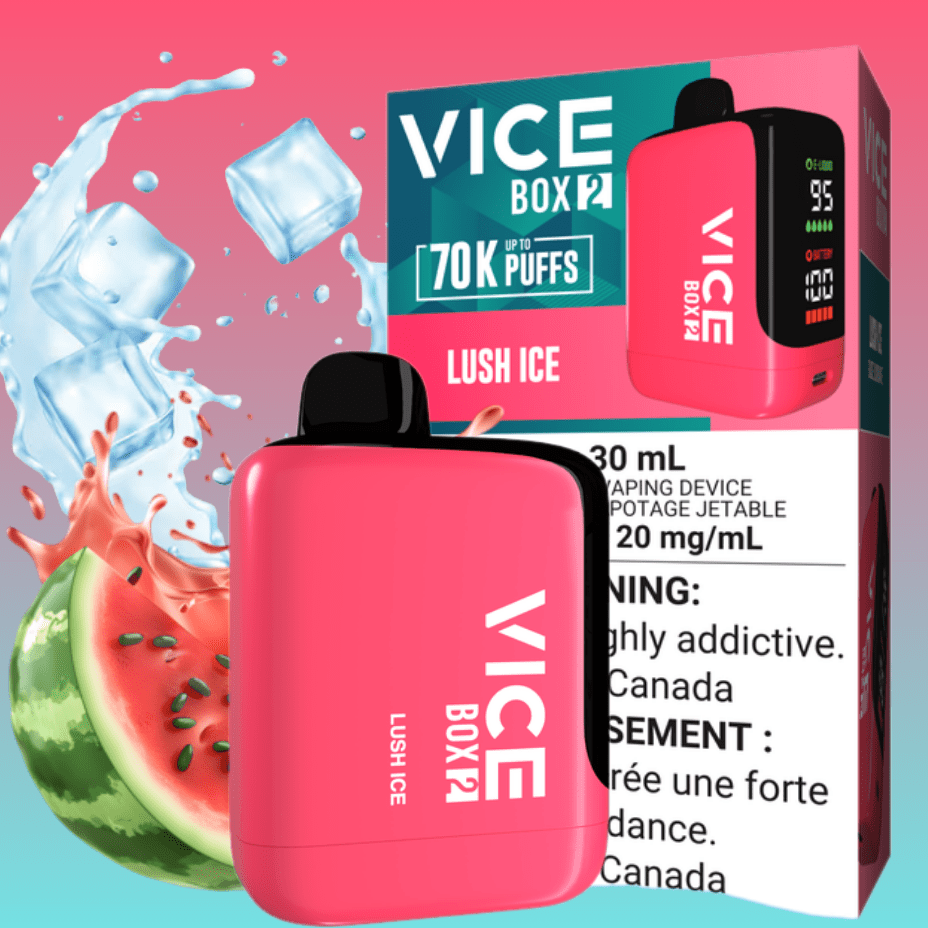 Vice Box 2 70k Disposable Vape - Lush Ice Brandon Vape SuperStore and Cannabis Manitoba Canada