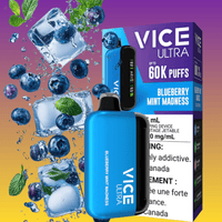 Vice Ultra 60K Disposable Vape - Blueberry Mint Madness Brandon Vape SuperStore and Cannabis Manitoba Canada