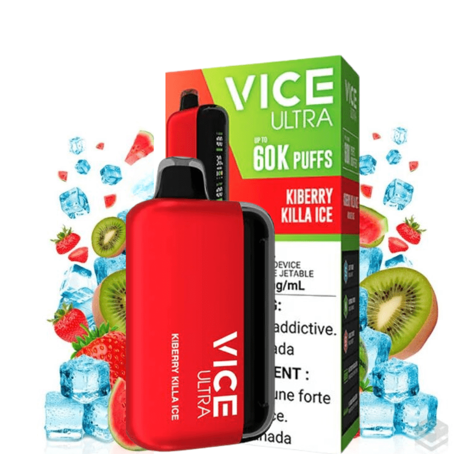 Vice Ultra 60K Disposable Vape - Kiberry Killa Ice Brandon Vape SuperStore and Cannabis Manitoba Canada