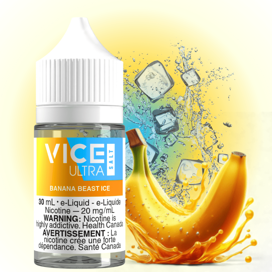 Vice Ultra Salt - Banana Beast Ice 20mg Brandon Vape SuperStore and Cannabis Manitoba Canada